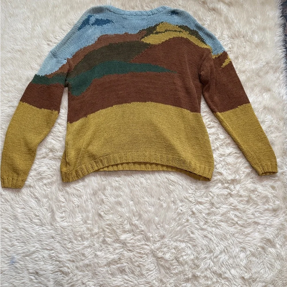 Story mfg. Bountiful Tree Organic Cotton Sweater - Size Medium - Picture 5 of 8